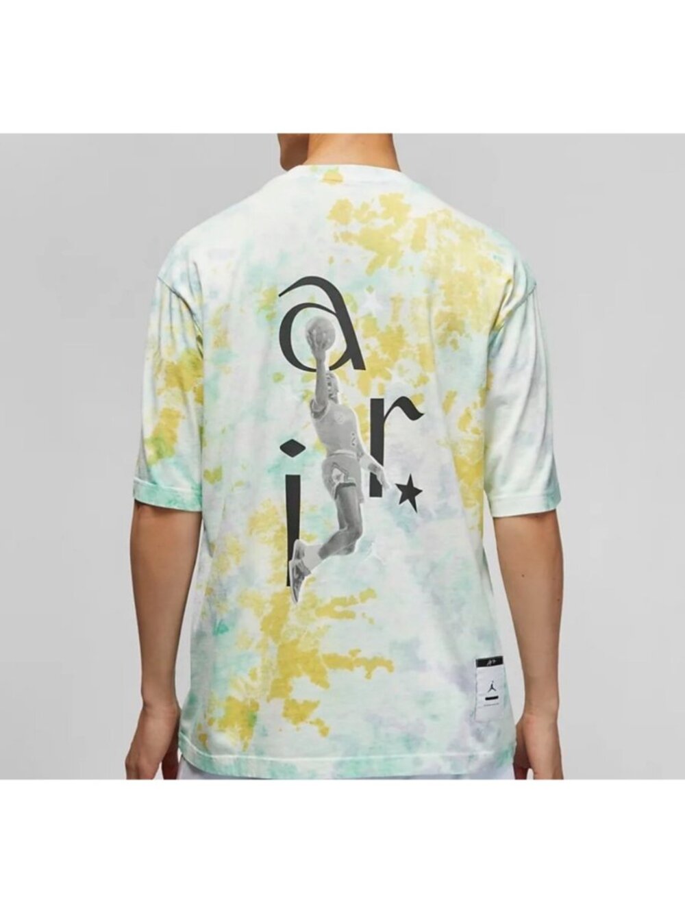 Nike Jordan Air Jordan Tie-Dye Sport DNA Statement Crew Tee Cotton Sz M
